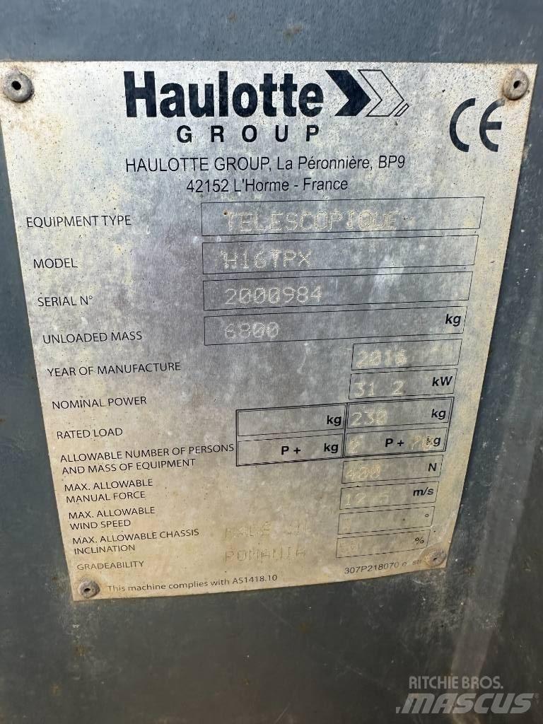 Haulotte H 16 TPX Telescoophoogwerkers