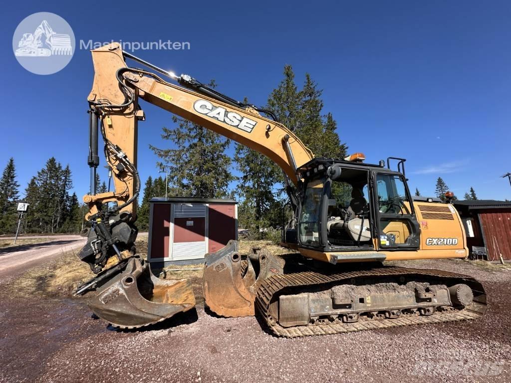 CASE CX 210 D Rupsgraafmachines