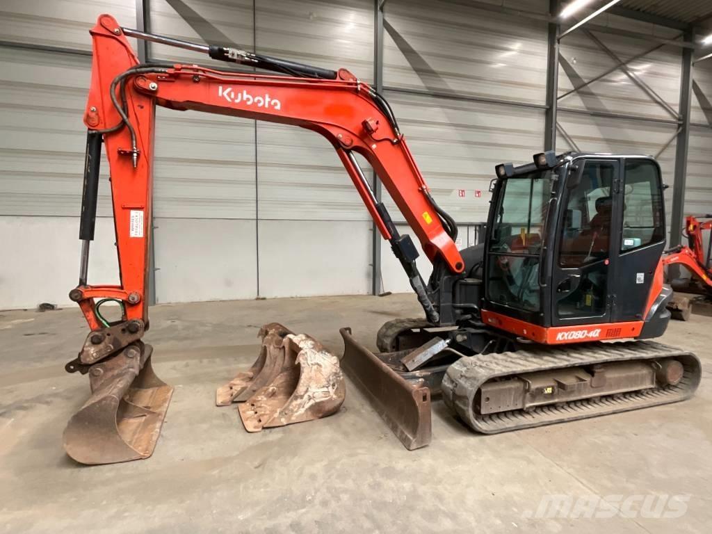Kubota KX 080-4 A Midigraafmachines 7t - 12t