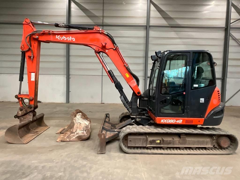 Kubota KX 080-4 A Midigraafmachines 7t - 12t