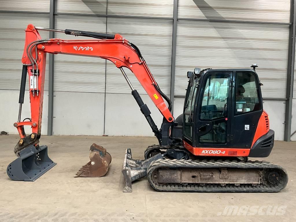 Kubota KX 080-4 Midigraafmachines 7t - 12t