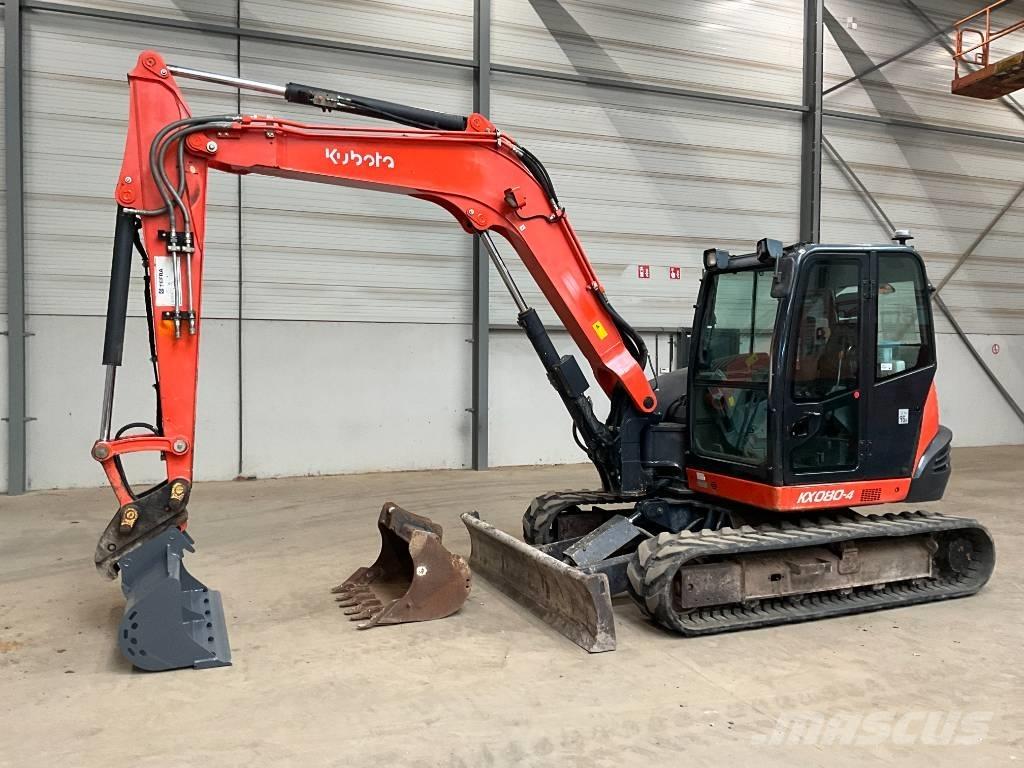 Kubota KX 080-4 Midigraafmachines 7t - 12t