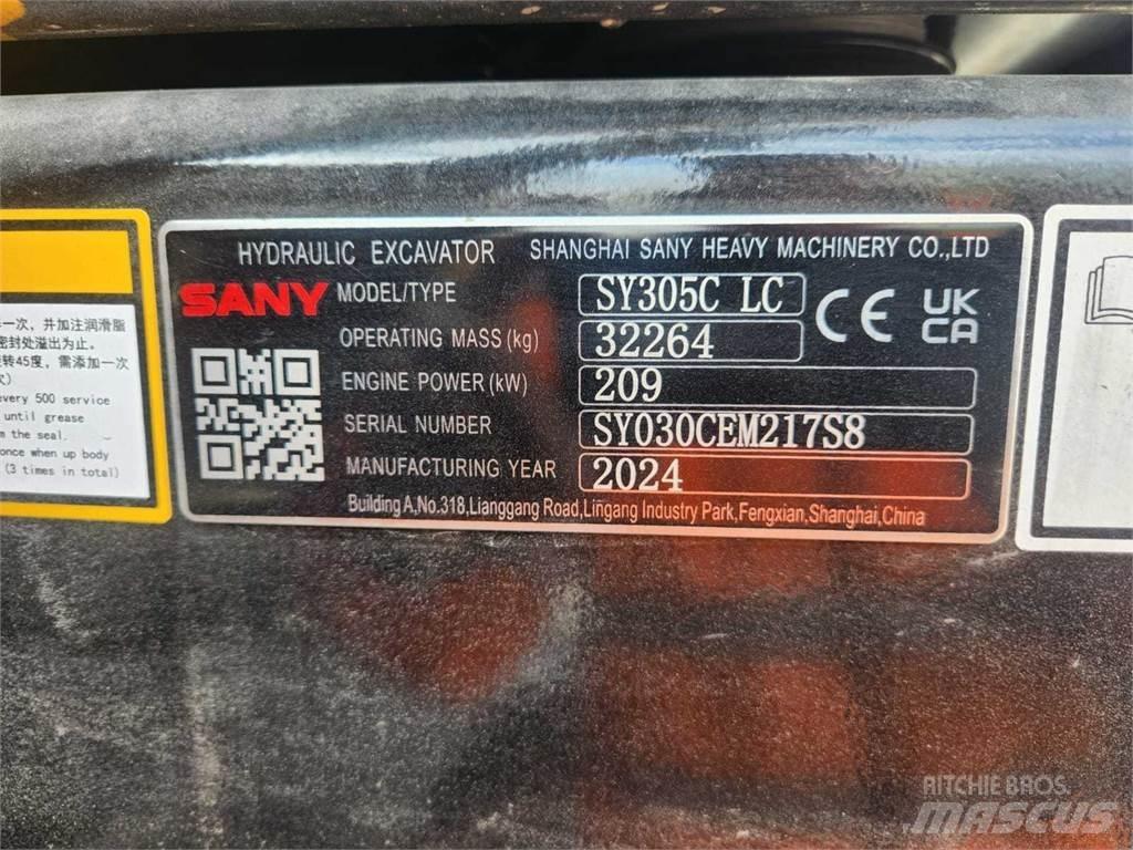 Sany SY305C Rupsgraafmachines