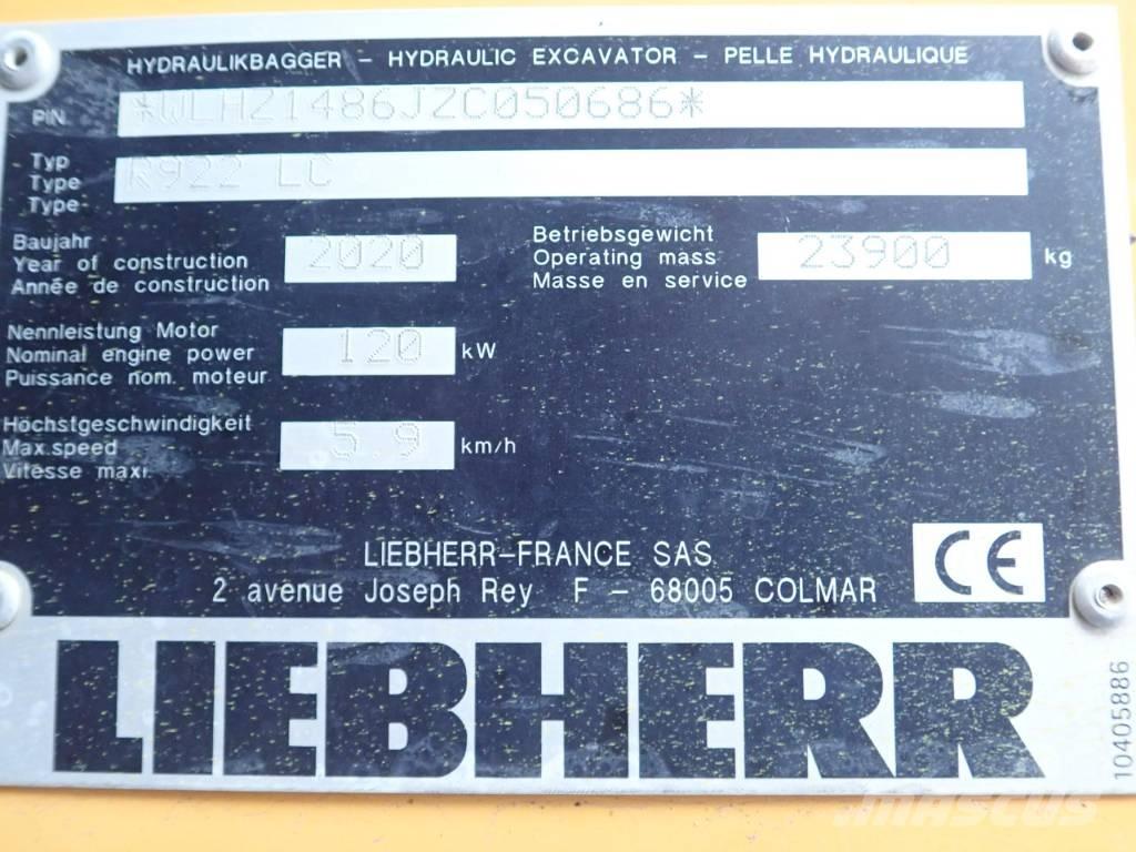 Liebherr R 922 LC Rupsgraafmachines