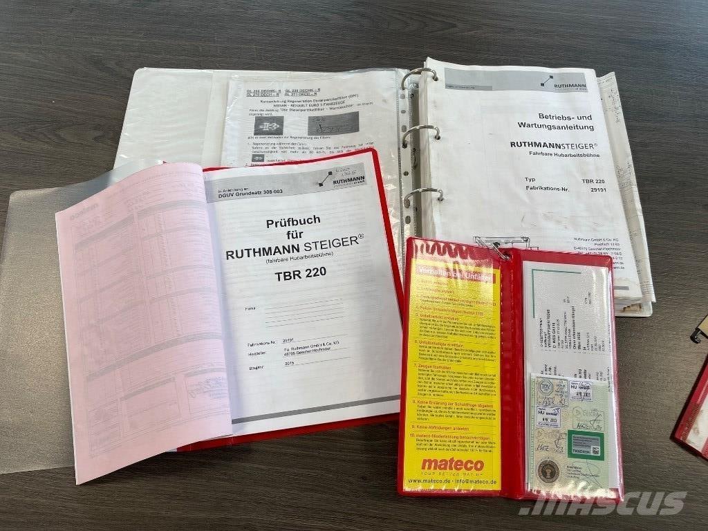 Ruthmann TBR 220 Auto hoogwerkers