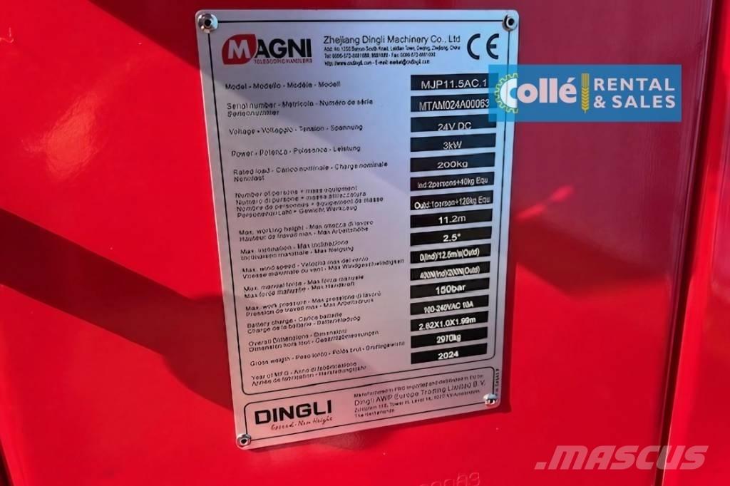 Magni MJP 11.5 | 2024 Knikarmhoogwerkers