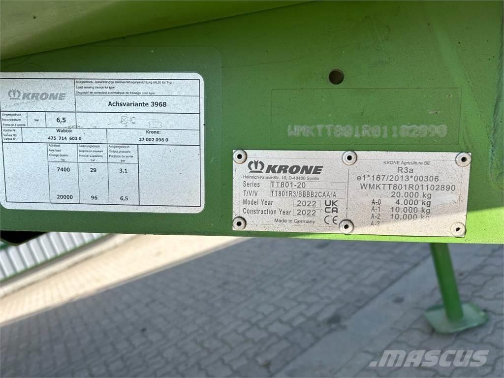 Krone GX 440 Bestratingsmachines en hijsmaterialen