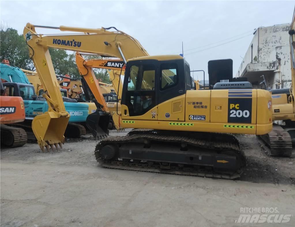 Komatsu PC200-7 Rupsgraafmachines