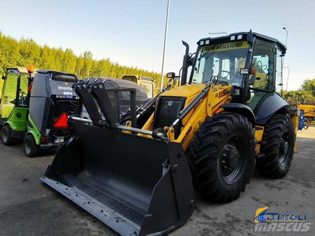 New Holland B 115 D Graaf-laadcombinaties
