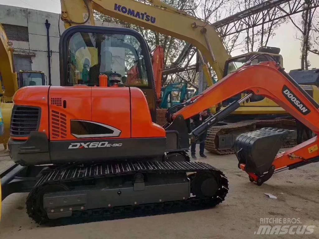 Doosan DX 60-9C Rupsgraafmachines
