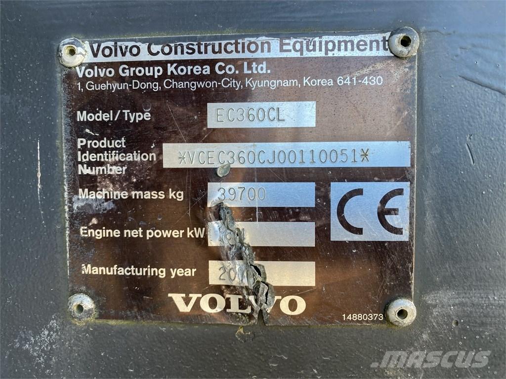 Volvo EC 360 C L Rupsgraafmachines