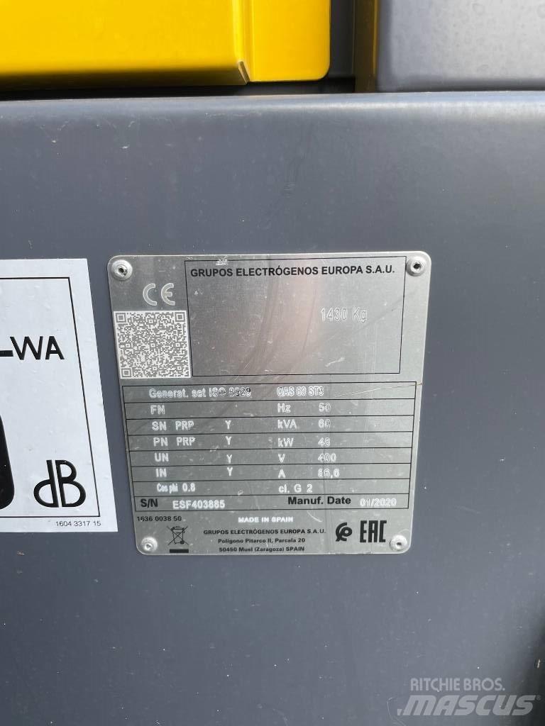 Atlas Copco QAS 60 Bouw - Overige