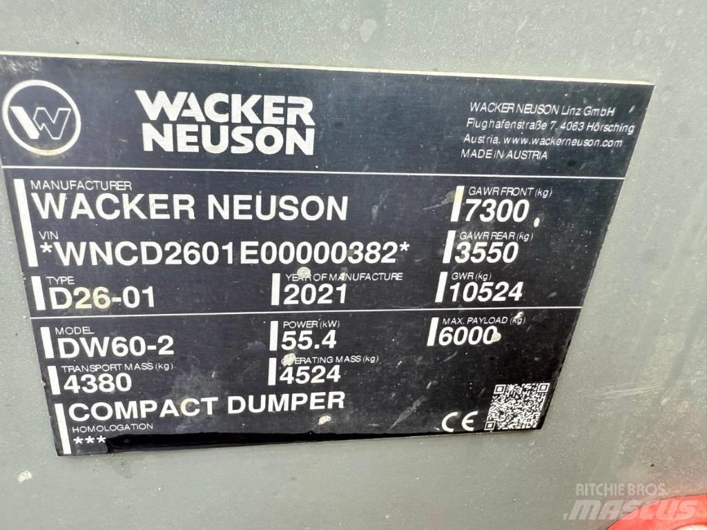Wacker Neuson DW 60 Mini Dumpers