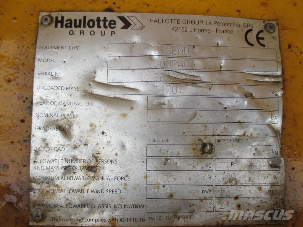 Haulotte Compact 12 Schaarhoogwerkers