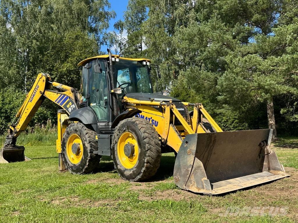 Komatsu WB 97 S-8 Graaf-laadcombinaties