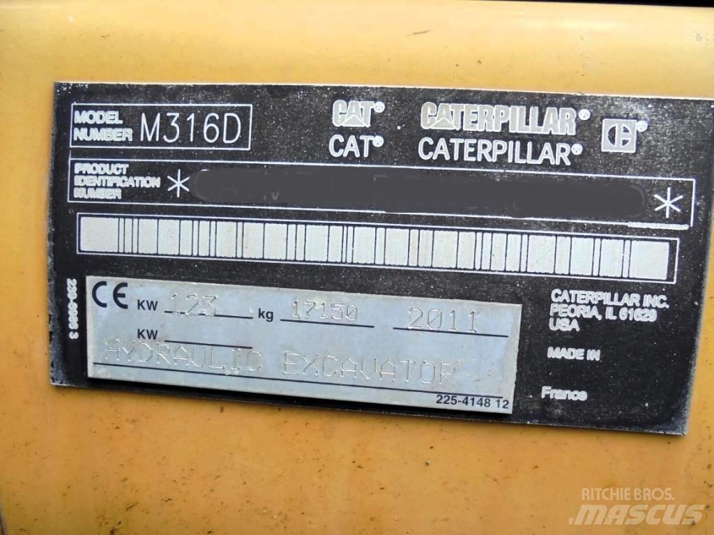 CAT M 316 D Wielgraafmachines