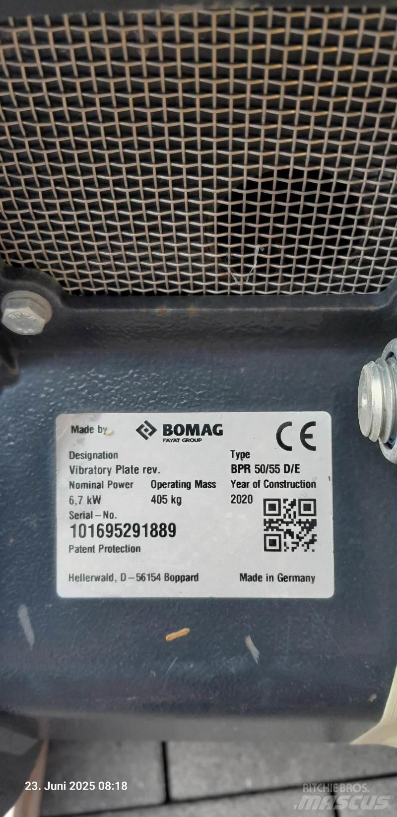 Bomag BPR 50/55 DE Trilmachines