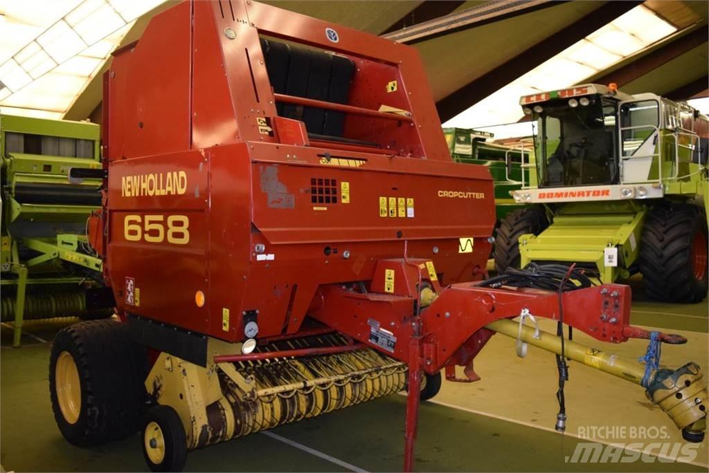 New Holland 658 Ronde-balenpersen