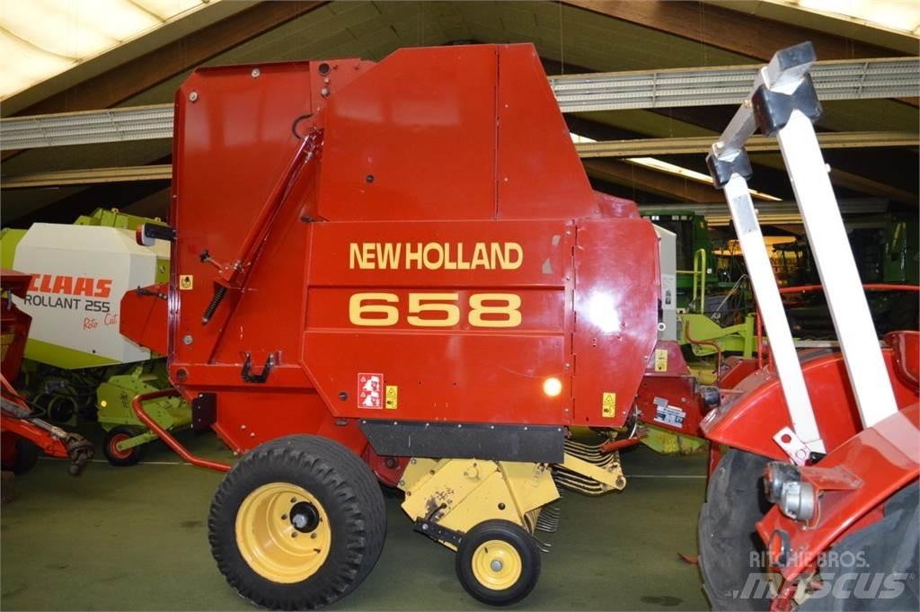 New Holland 658 Ronde-balenpersen