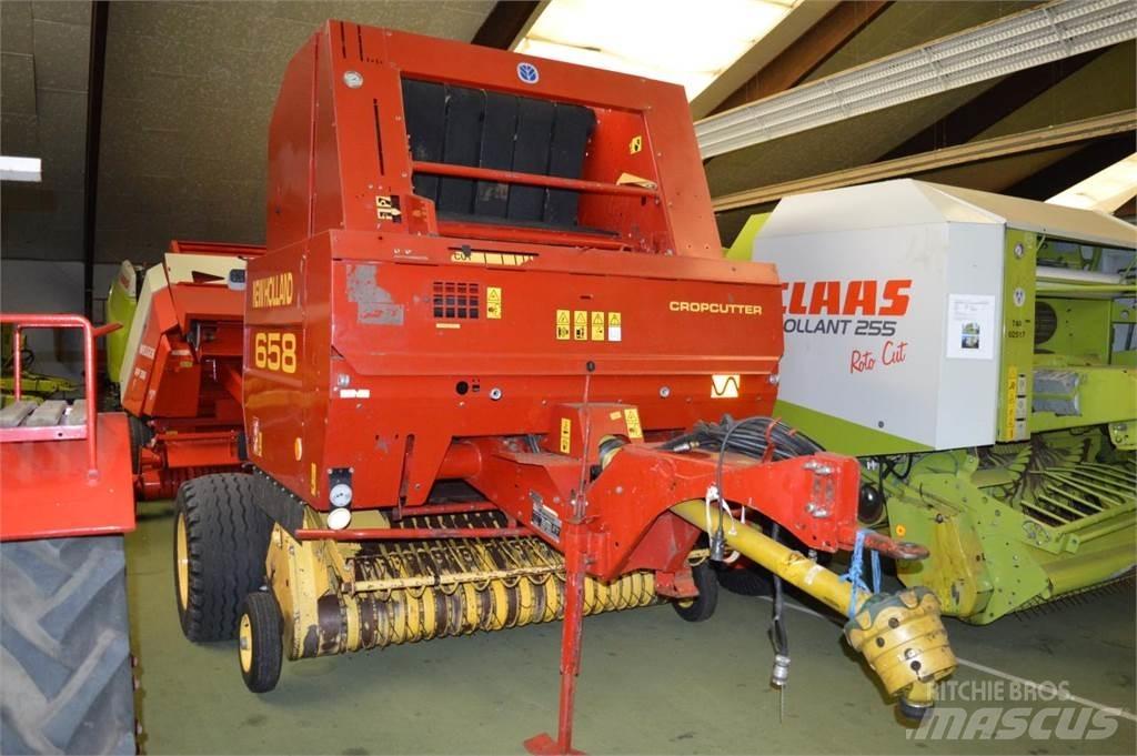 New Holland 658 Ronde-balenpersen