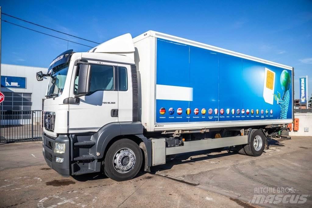 MAN TGS 18.360 LL Bakwagens met gesloten opbouw