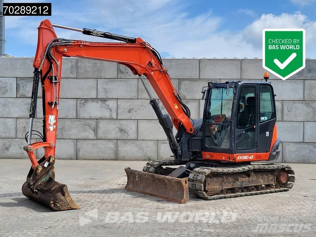 Kubota KX080 -4a Minigraafmachines < 7t