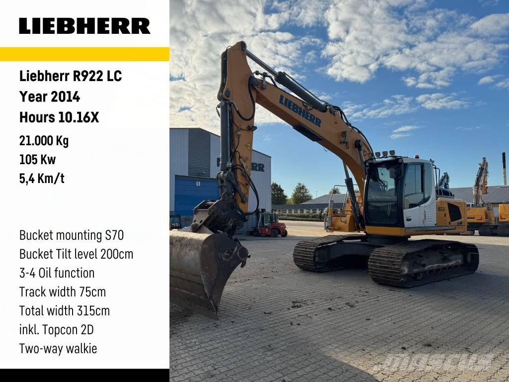 Liebherr R 922 Rupsgraafmachines