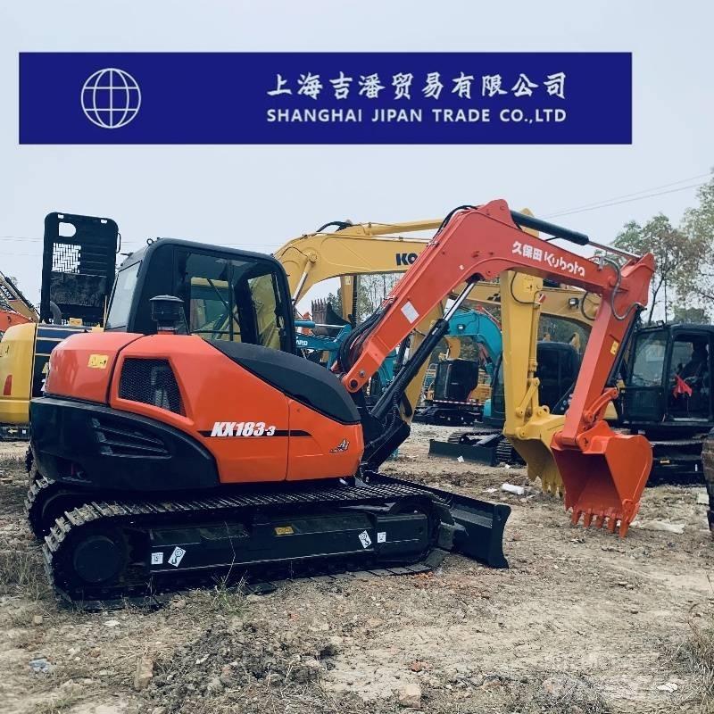 Kubota KX 183 Midigraafmachines 7t - 12t