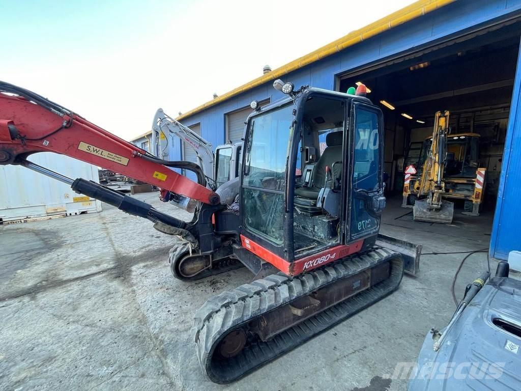 Kubota KX-080-4 Minigraafmachines < 7t