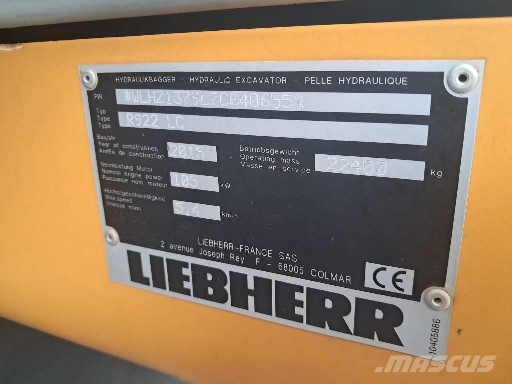 Liebherr R 922 LC Rupsgraafmachines