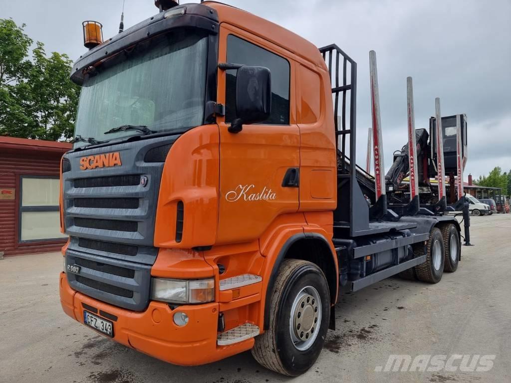 Scania R 580 Hout-Bakwagens