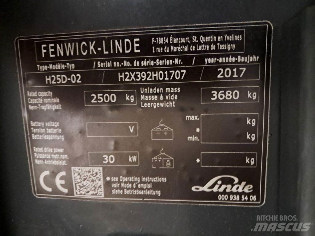 Linde H25D-02 Diesel heftrucks