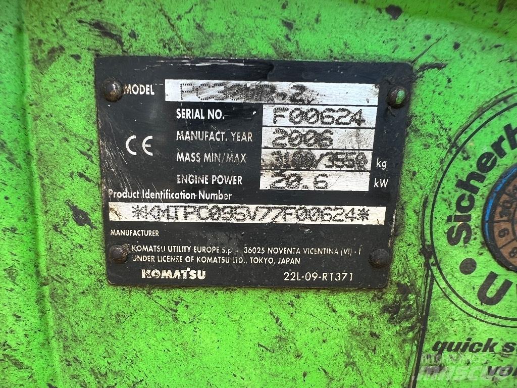 Komatsu PC 30 MR-2 Minigraafmachines < 7t