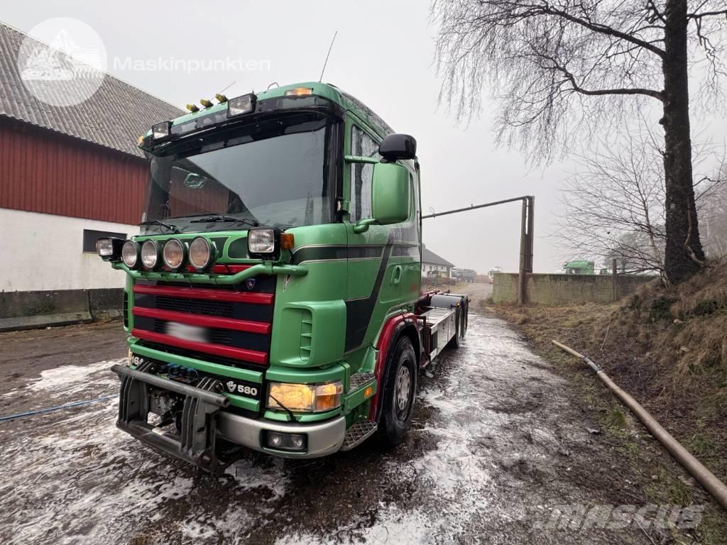 Scania R 164-580 Vrachtwagen met containersysteem