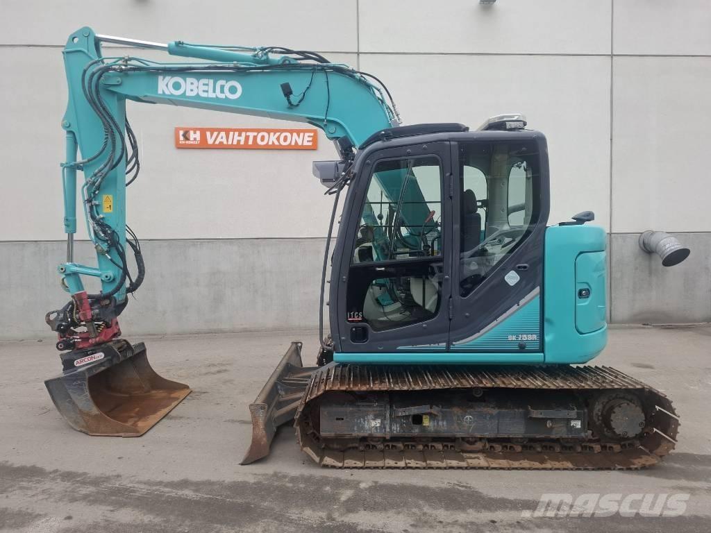 Kobelco SK 75 SR-3E Midigraafmachines 7t - 12t