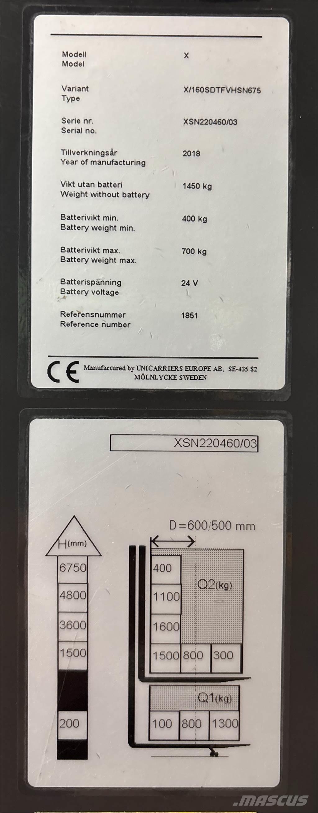 Atlet X160 Meeloop stapelaar
