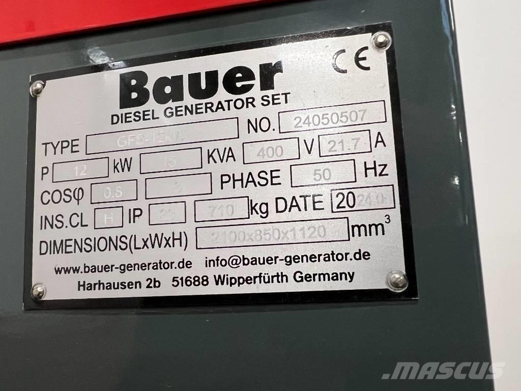 Bauer GFS-12 Diesel generatoren