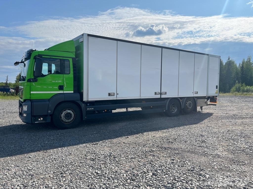 MAN TGS 26.360 Bakwagens met gesloten opbouw
