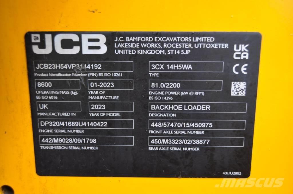 JCB 3 CX Graaf-laadcombinaties