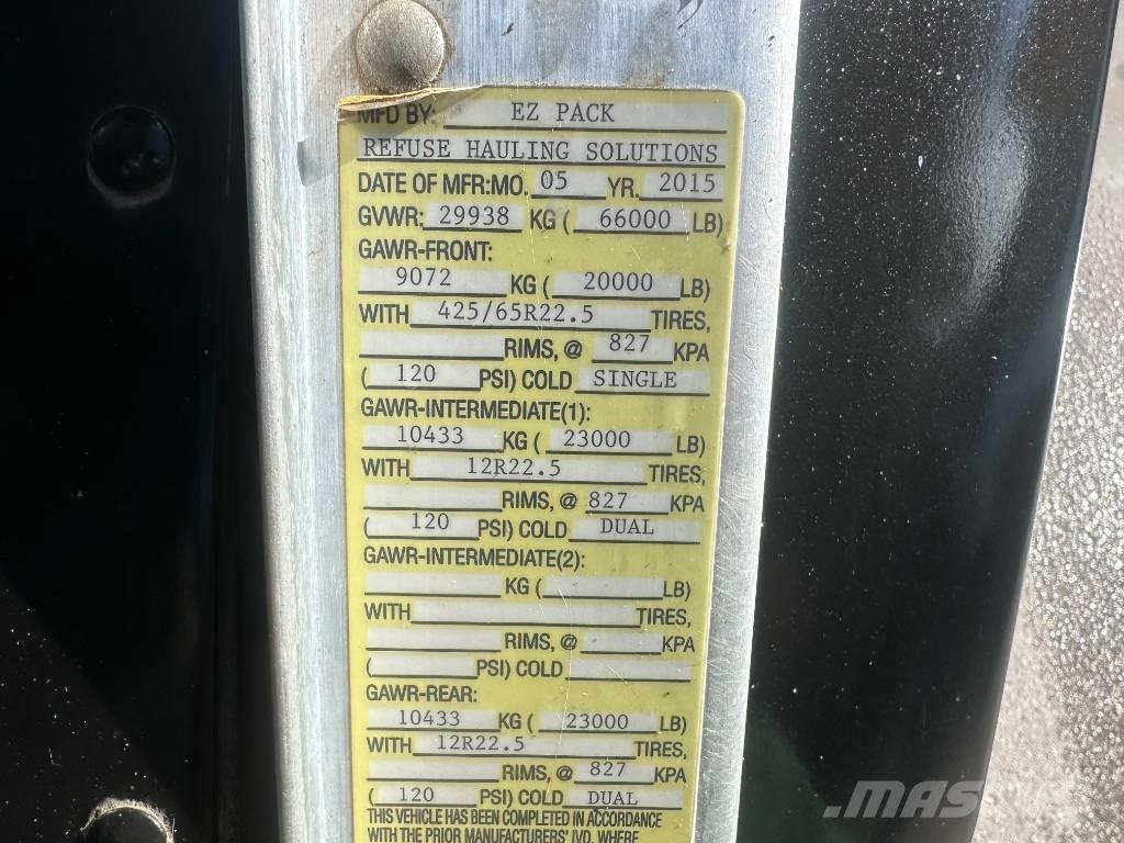 Peterbilt 320 Vuilniswagens