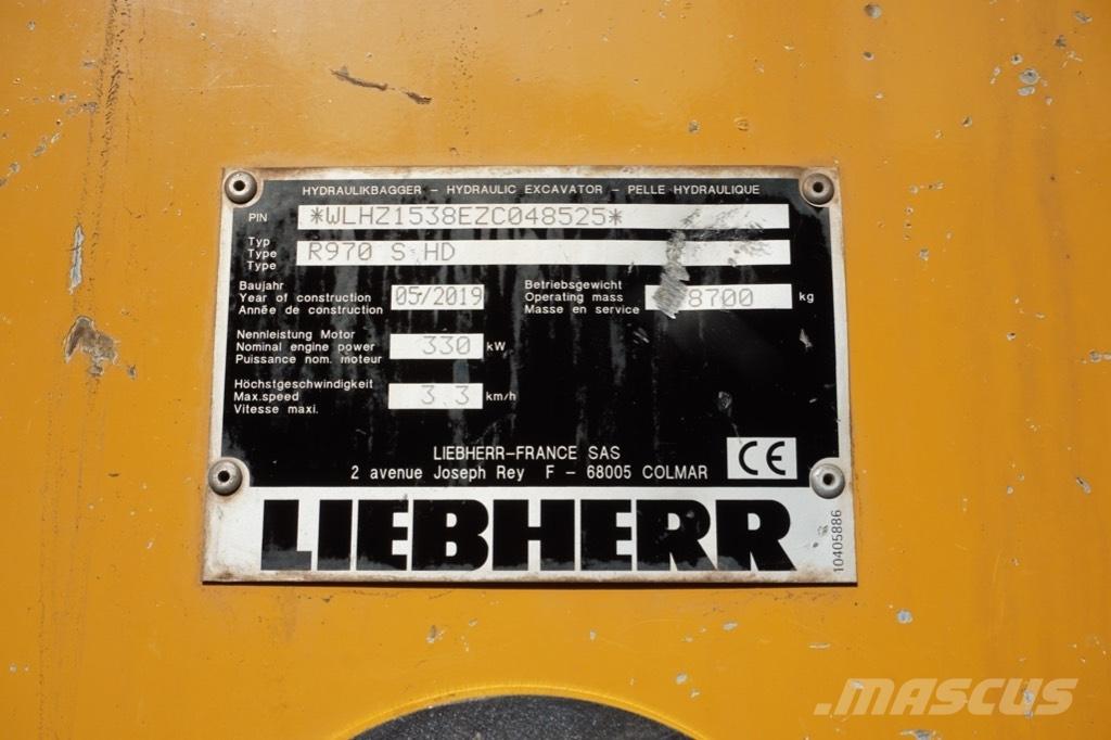 Liebherr R 970 SHD Rupsgraafmachines