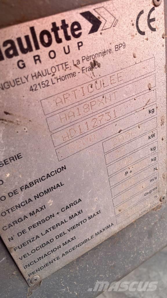 Haulotte HA 18 PX Knikarmhoogwerkers