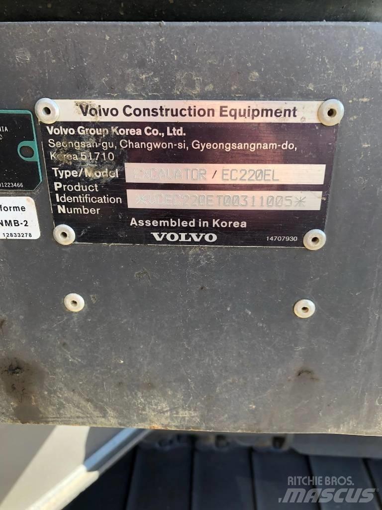 Volvo EC 220 EL Midigraafmachines 7t - 12t