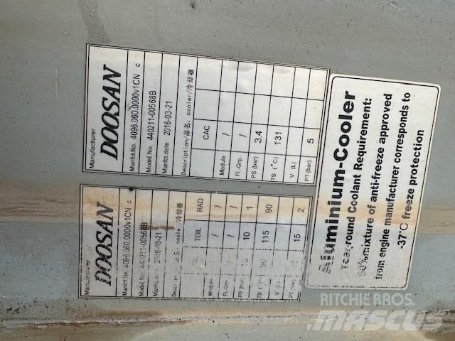 Doosan DL 450-5 Radiatoren