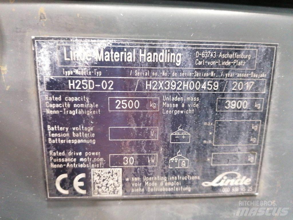 Linde H25D-02 Diesel heftrucks