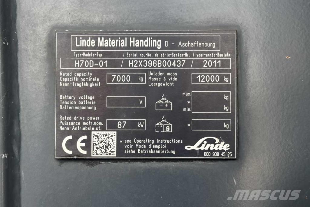 Linde H70D-01 Diesel heftrucks