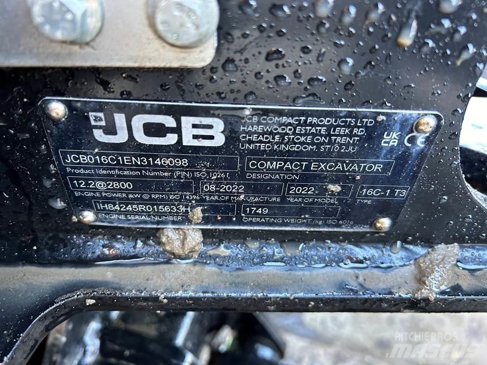 JCB 16C-1 Minigraafmachines < 7t