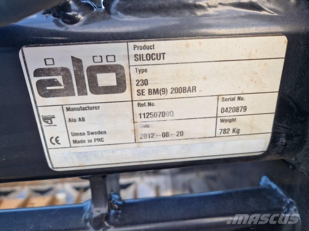 Ålö Silocut 230 . S-BM Voorladeraccessoires