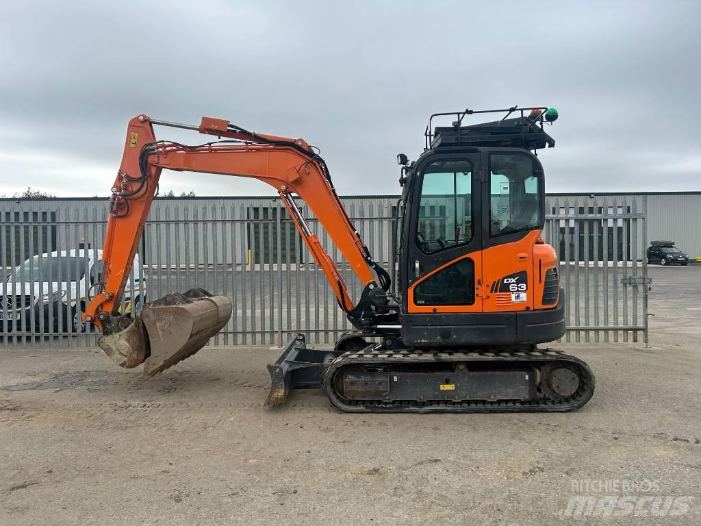 Doosan DX 63-3 Rupsgraafmachines