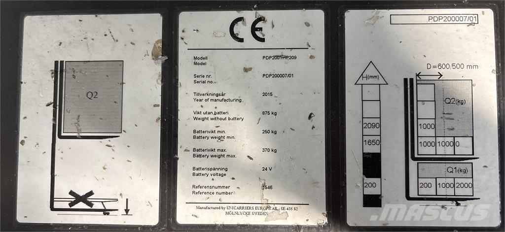 Atlet PDP200 Zelfrijdende stapelaars